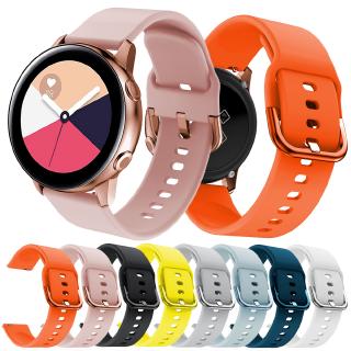 錶帶佳明三星 Galaxy Watch Active官方款運動矽膠手快拆錶帶20MM