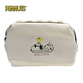 含稅 史努比 寬口 化妝包 收納包 Snoopy PEANUTS 日本正版 生日禮物 禮物 開學季 081861