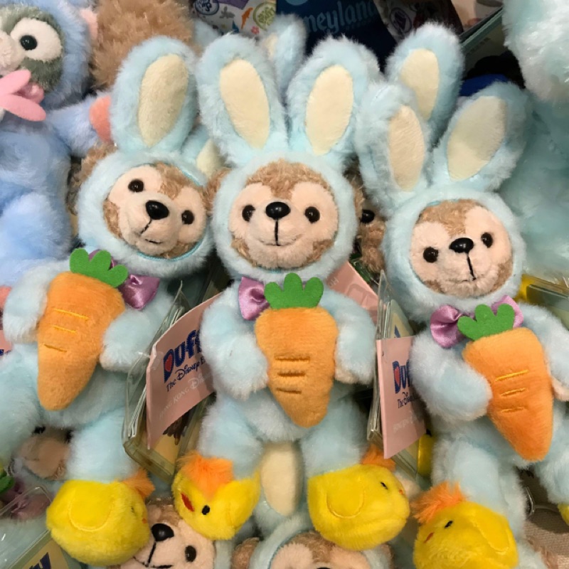 香港迪士尼 2018復活節兔子達菲鑰匙圈