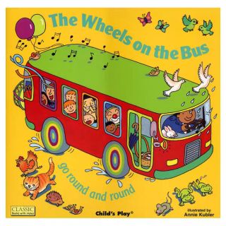 【誠信圖書】the wheels on the bus公車的輪子英文繪本