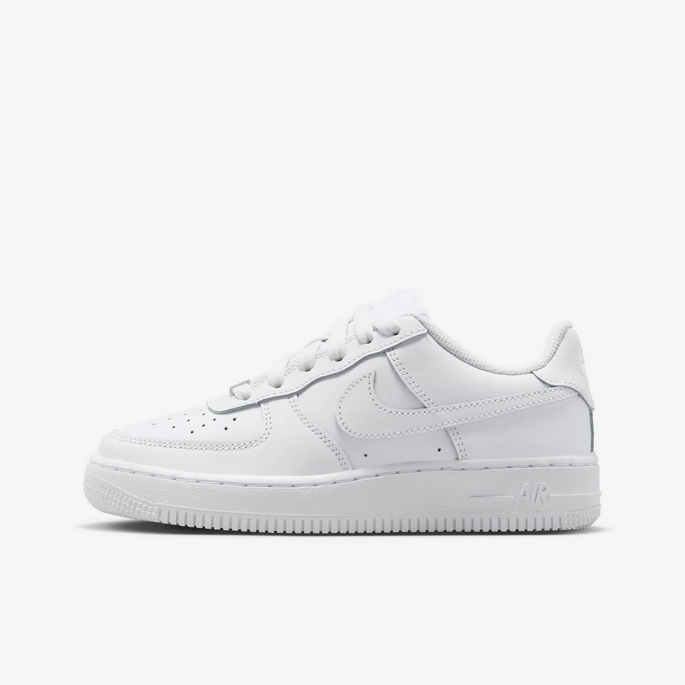 NIKE 休閒鞋 AIR FORCE 1 LE (GS) 中大童 FV5951111 全白 現貨 廠商直送