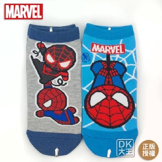 復仇者聯盟 蜘蛛人直板襪 襪子 22~26cm MARVEL 漫威 船襪【DK大王】