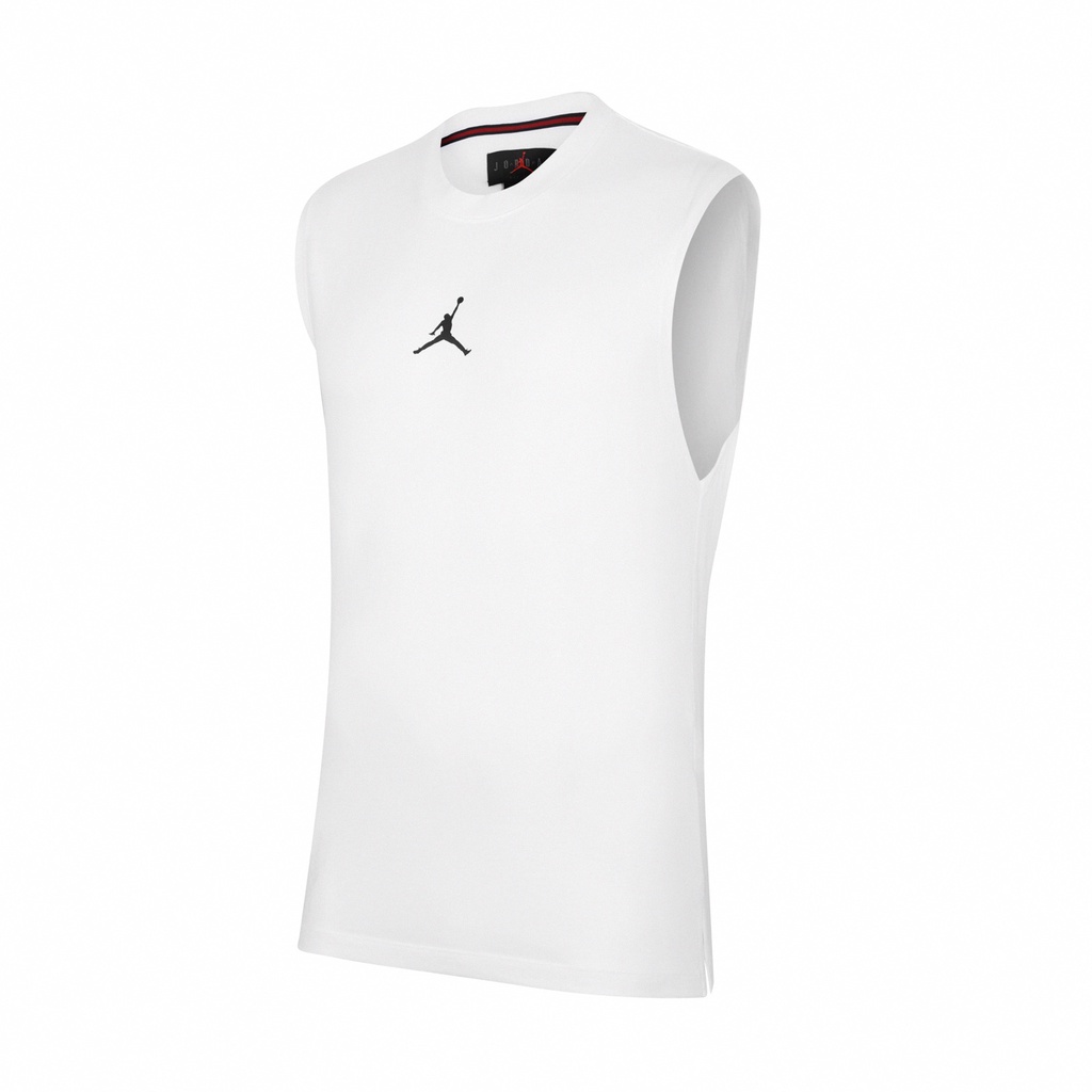 Nike 背心 Jordan Dri-FIT Air 白黑 男款 喬丹 寬肩 排汗 開岔【ACS】 DC3237-100