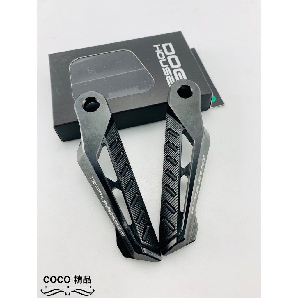 COCO機車精品 惡搞手工廠  CNC 鋁合金 飛炫踏板 腳踏板 適用車種 SMAX FORCE 勁戰 黑
