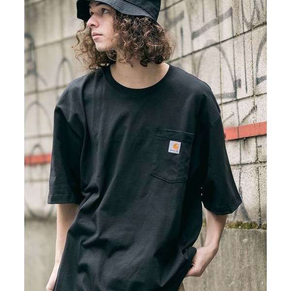 【日貨代購CITY】CARHARTT POCKET T-SHIRT K87 美版 素T 口袋T 重磅 水洗 條紋 現貨