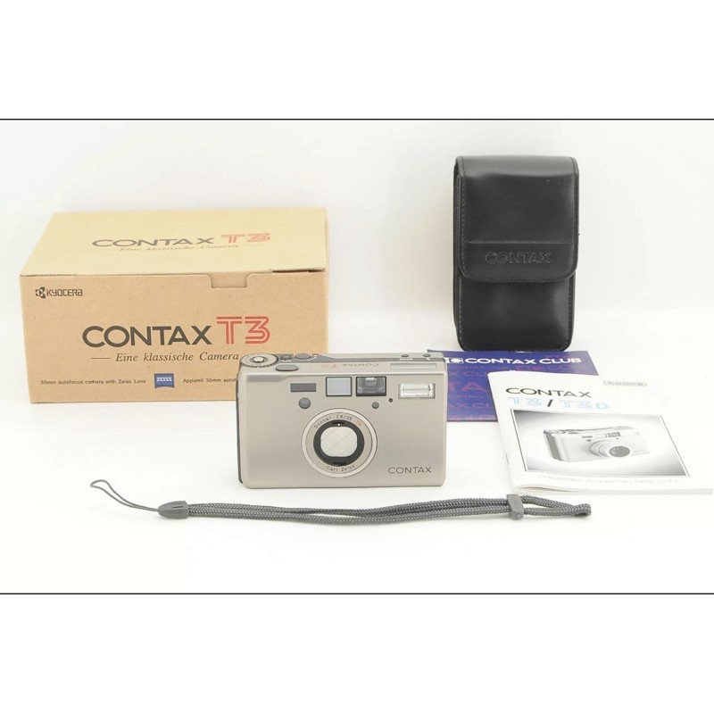 【收藏品】【盒單齊全】Contax T3