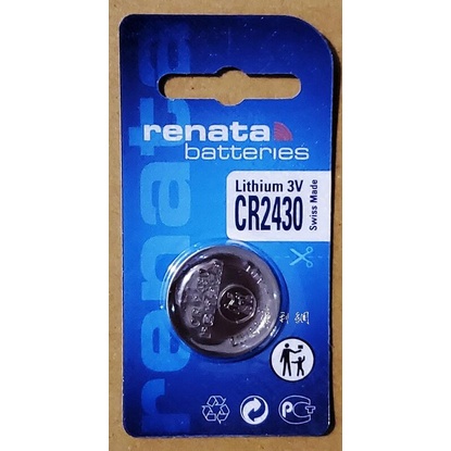 renata 3V 鋰電池 水銀電池 CR2430 Made in Switzerland-【便利網】