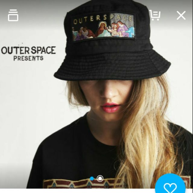 50%OFF outerspace 正品最後晚餐刺繡漁夫帽一頂