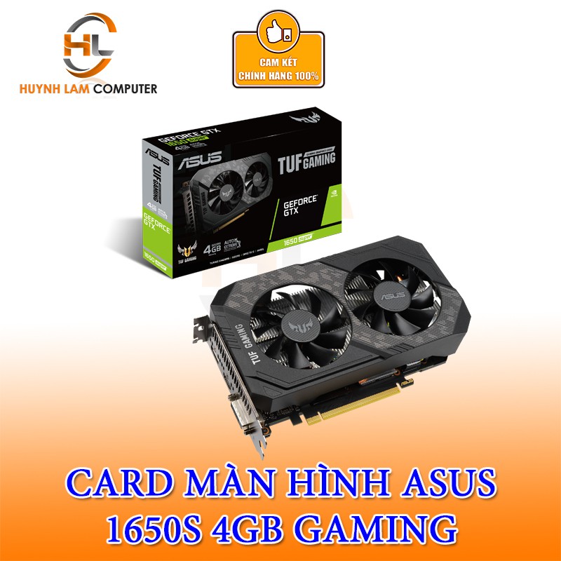 華碩 GeForce GTX 1650 4GB GDDR6 TUF-GTX1650-4GD6-GAMING 顯卡 - 正