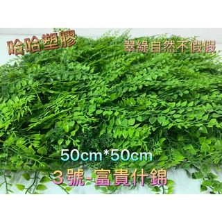 哈哈塑膠 富貴什錦葉仿真植物牆 草坪地毯 假草皮 陽臺草綠化裝飾 綠色植物背景牆 人工草皮 模擬草皮 綠化擺設 塑膠草皮