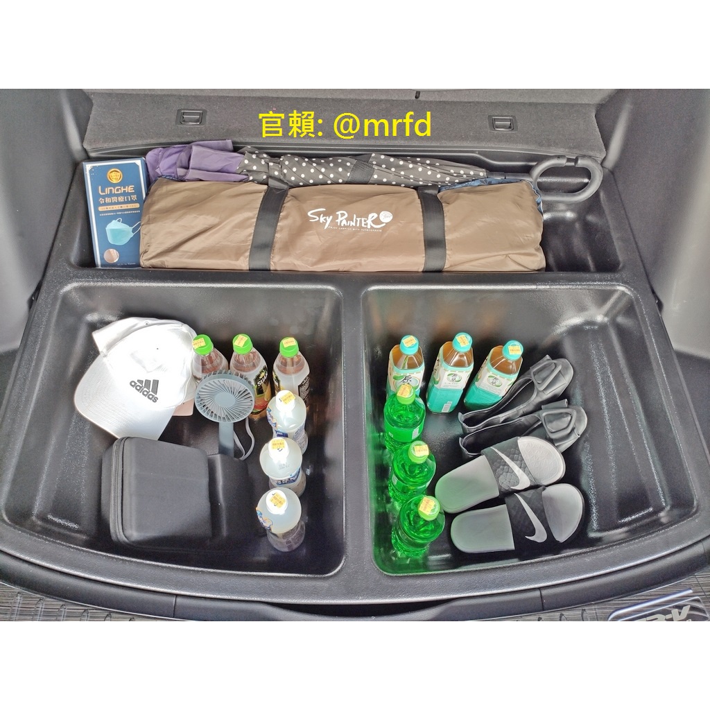 [民豐車業]CRV CR-V 5~5.5代 RF 承重 防水 聰明 收納箱 露營 備胎 收納盒 置物箱 ABS 台灣製造