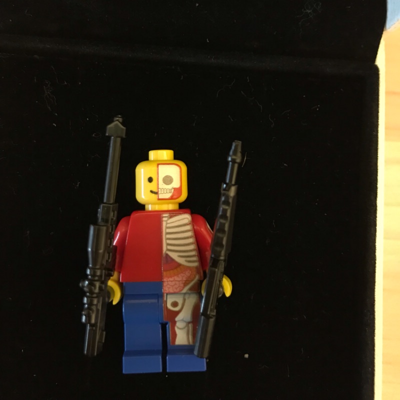 樂高 第三方 LEGO 半解剖人付長槍 全新絕版