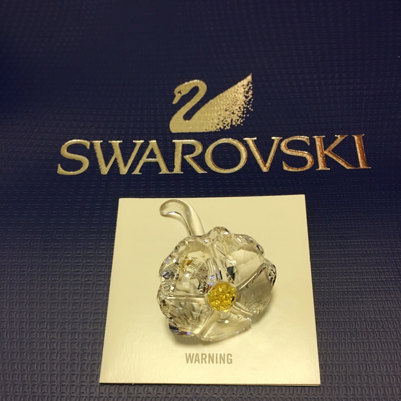 正貨Swarovski 花朵水晶擺件