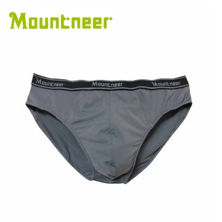 【Mountneer 山林 男 排汗三角內褲 深鐵灰】11K83/排汗三角內褲/透氣內褲/悠遊山水