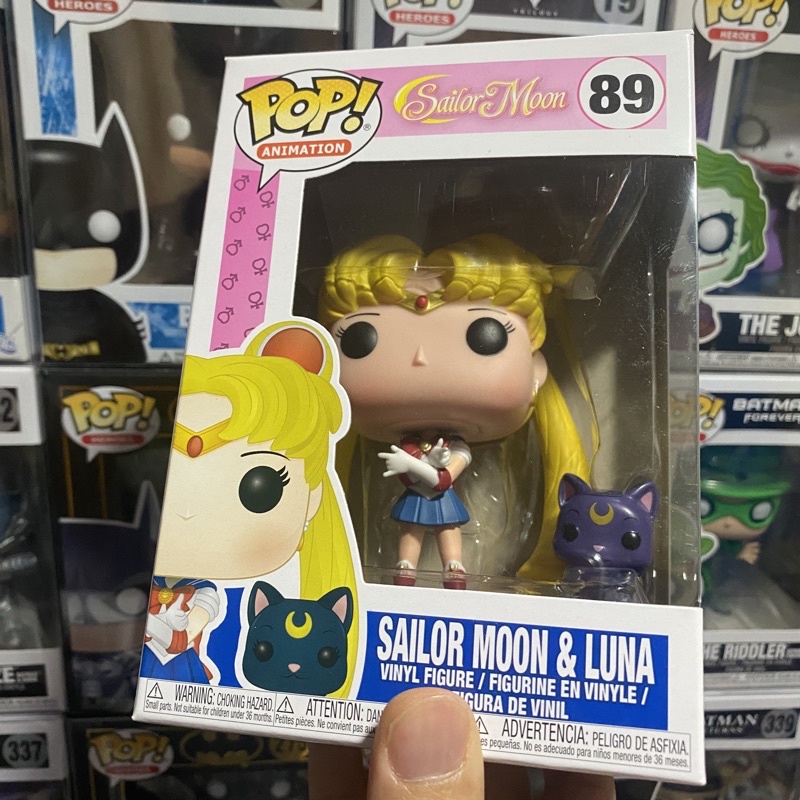[李大] 正版現貨 Funko POP 美少女戰士 月野兔 露娜 Sailor Moon Luna #89