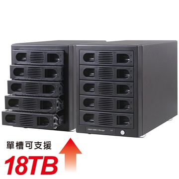 (可詢問訂購)DigiFusion 35D-U315 Type-C USB3.1 Gen2 SATA五層抽取式硬碟外接盒