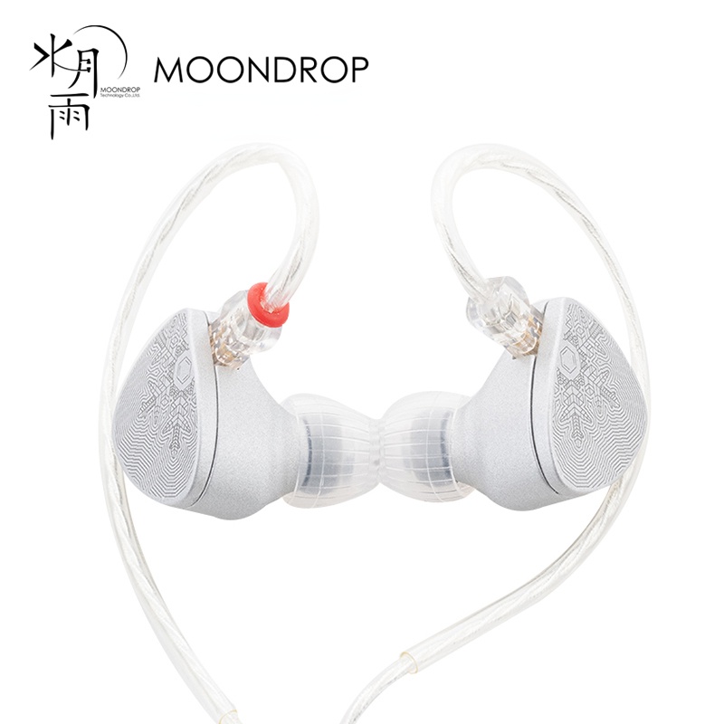 Moondrop ARIA Snow Edition 高性能仿鑽 LCP 振膜動圈驅動器 ARIA SE IEMS 入耳