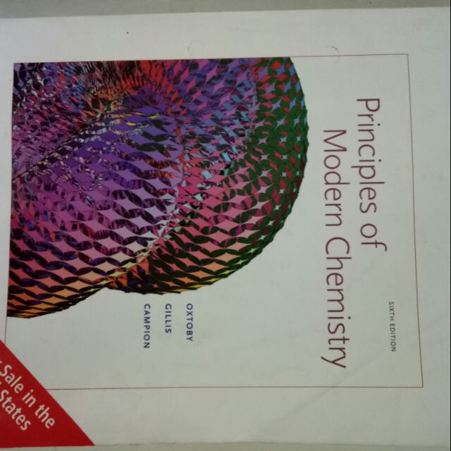 Principles of modern Chemistry  six edition