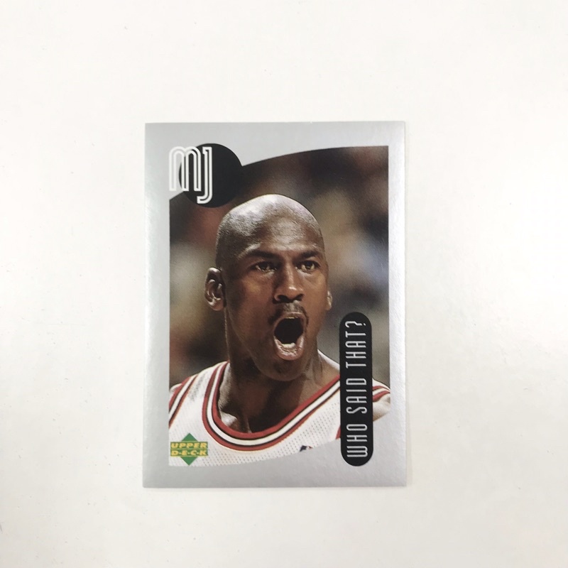 1998 UPPER DECK UD MICHAEL JORDAN #105 喬丹 貼紙卡 收藏卡 球員卡 籃球卡