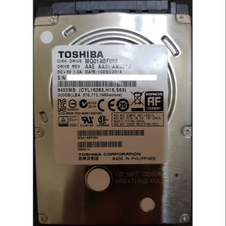 !500GB SATA3 2.5吋 東芝筆記型硬碟 7mm Toshiba MQ01ABF050