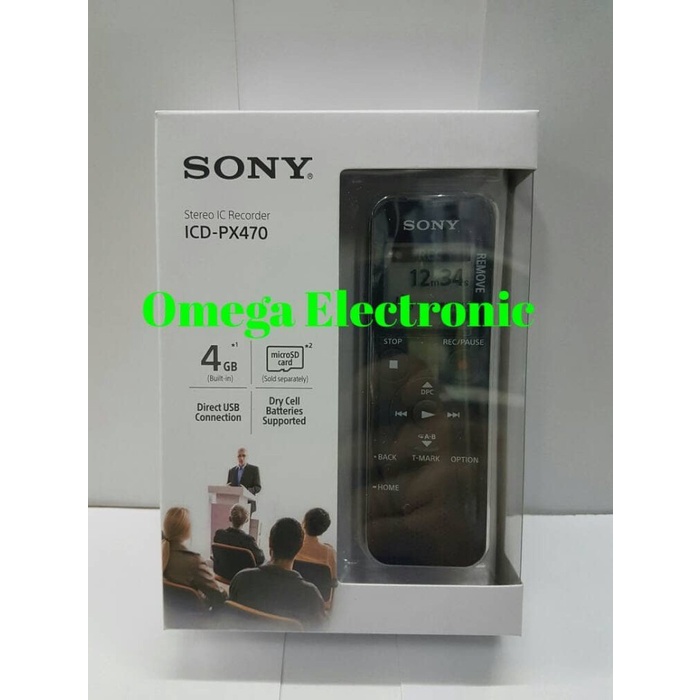錄音機數字錄音機 Sony ICD-PX470