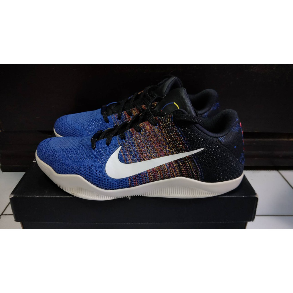 Nike Kobe XI Elite Low Kobe 11 BHM 黑人月 編織 低筒 籃球鞋-US11