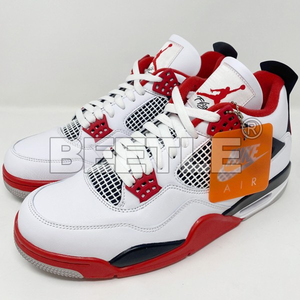jordan retro 4 red and white