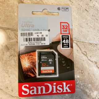 Sandisk 快閃記憶體32 G (全新未使用）NT.230