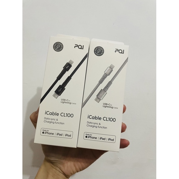 pqi icable cl100 USB-C to Lightning 100公分