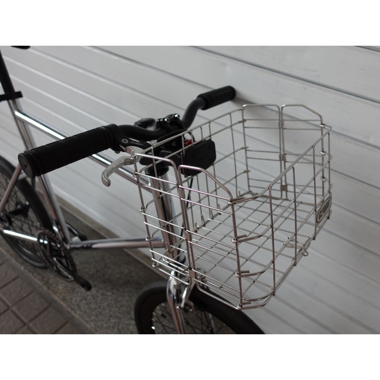 【鐵馬假期】 CROPS 快拆式 折疊 不鏽鋼 前菜籃 前貨架 單車  單速車 籃子 車籃 25.4/31.8可裝