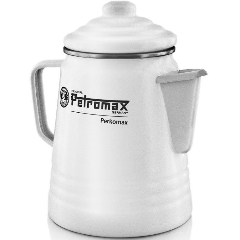 Petromax 琺瑯咖啡壺9杯份/咖啡濾壓壺/茶壺/水壺 白 per-9-w