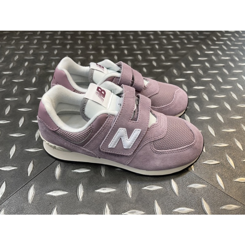 紫色 574 New Balance 大童運動鞋