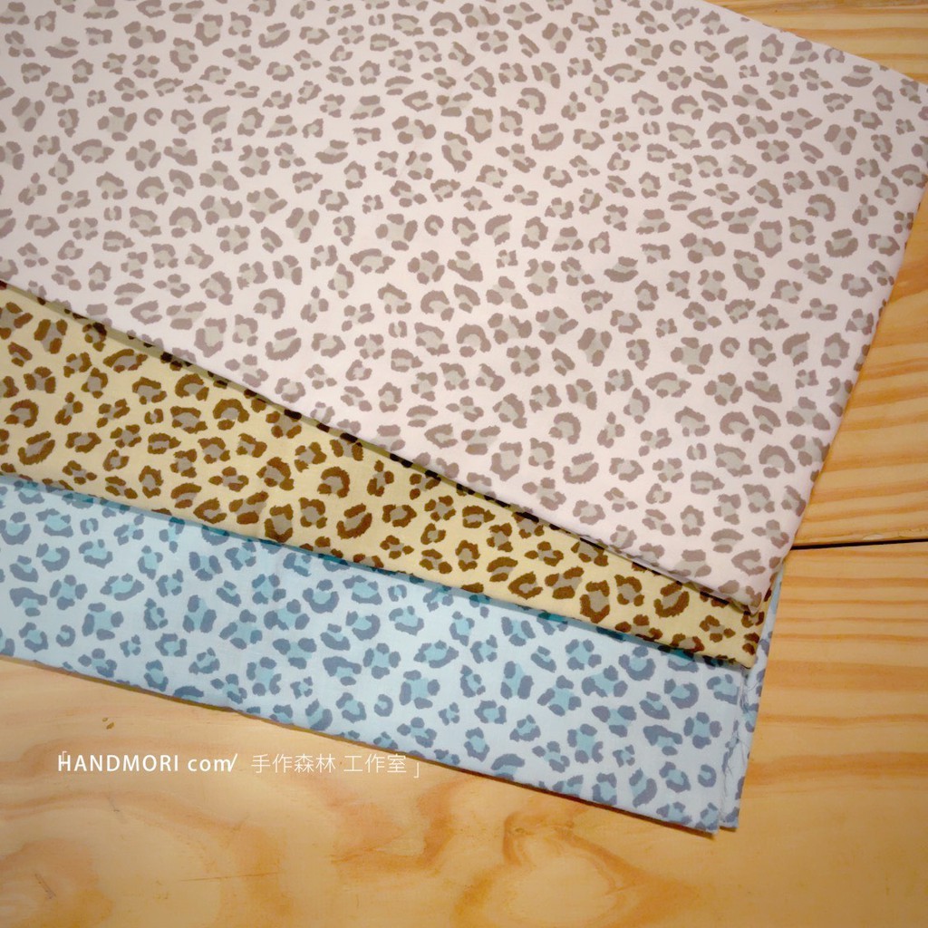 手作森林 日本製 豹紋 二重紗 雙重紗 日本布料 進口布料 日本二重紗 豹紋 動物紋