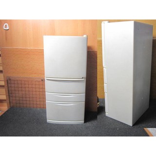 F5家具部門 米白色舊化四門可開冰箱一個(mini模型) 收藏品