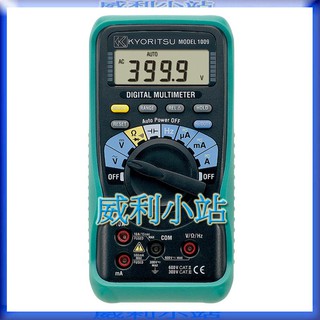 【威利小站】日本KYORITSU 1009 KEW-1009 數字電表 多功能三用電表
