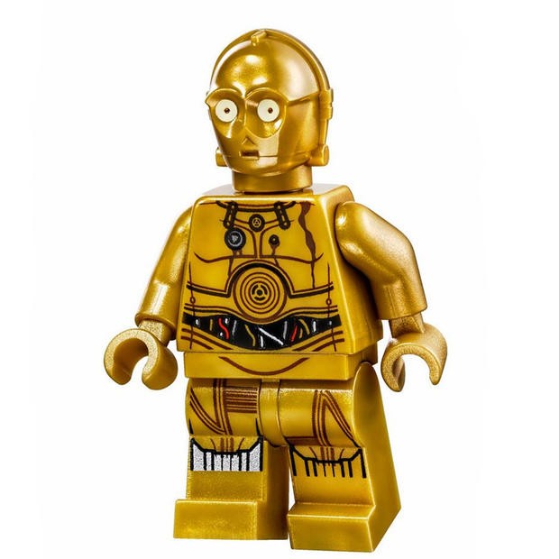 LEGO 樂高 星際大戰人偶 sw561 機器人 腿部印刷版 75059
