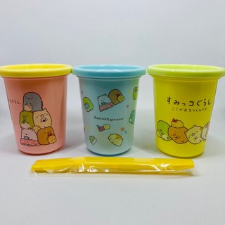 *小波日貨*現貨臺灣出貨 日本製 SKATER 320ml 角落生物 學習杯 水杯 吸管水杯 3入組
