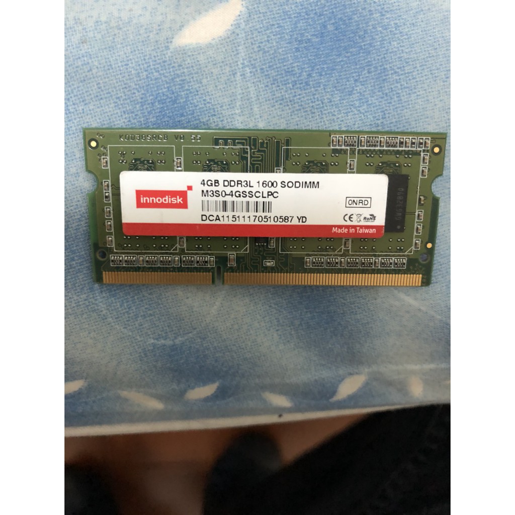 4G DDR3 1600 筆記型電腦筆電記憶體