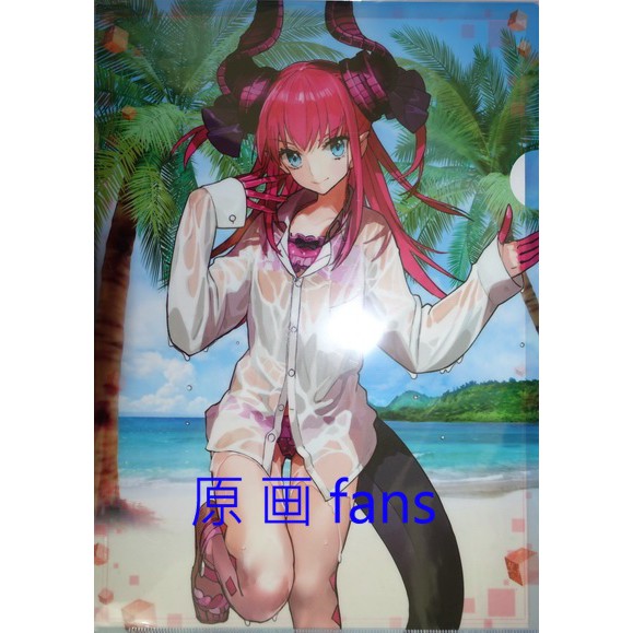 【原画fans】日版新品 Fate Grand Order 文件夾 資料夾B FGO EXTELLA 龍娘 伊莉莎白