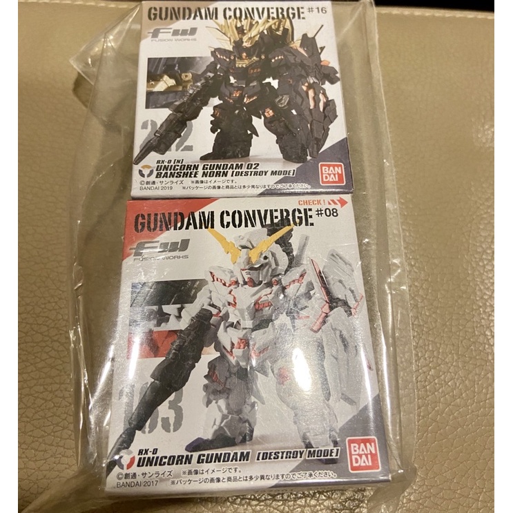 FW GUNDAM CONVERGE #08 163 獨角獸  #16 報喪女妖 212
