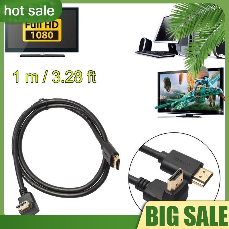 帶有270度角的電纜支持ps3 Ps4電視dvd 1m 1 4版本hdmi 蝦皮購物