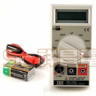 【祥昌電子】TES 泰仕 TES-1500 數位式電容錶