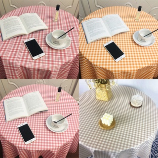 現貨 ins風北歐少女心小清新格子桌布 書桌茶几裝飾布 野餐防塵布