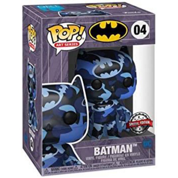 柴寶趣 FUNKO POP 04 蝙蝠俠 藝術家 系列 迷彩 塗鴉 BATMAN 壓克力保護盒 正版