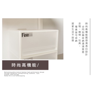 【JMhouse】無印風 『單抽屜』『雙抽屜』整理箱 (白) 可自由堆疊 MIT臺灣製 塑膠櫃 塑膠箱 收納箱 收納櫃