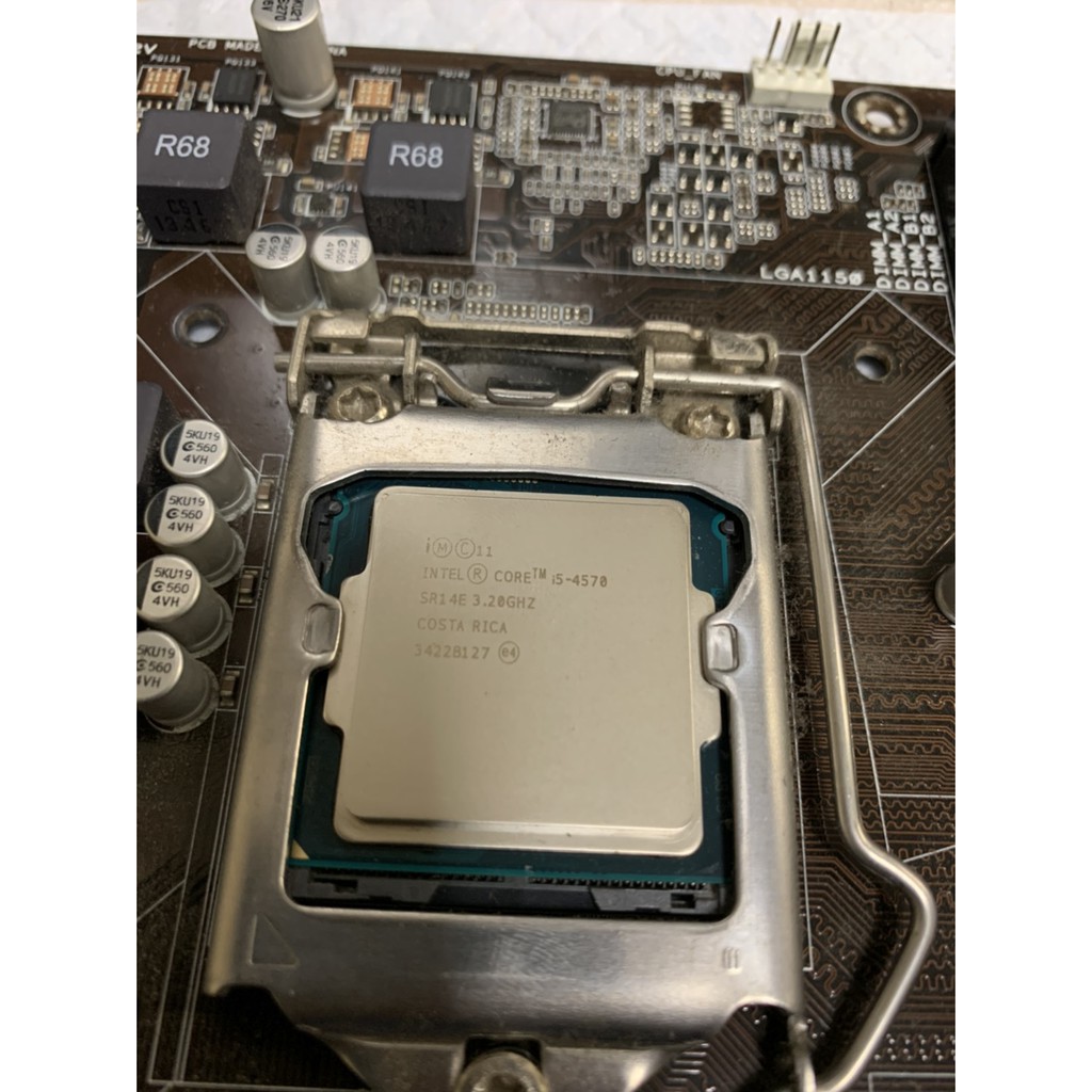 intel i5 4570處理器 可加主機板 asus b85m-plus 和 4g ram