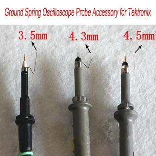 5個裝 3.5mm/ 4.3mm / 4.5mm接地彈簧 Tektronix示波器探頭接地彈簧 示波器接地針接地環