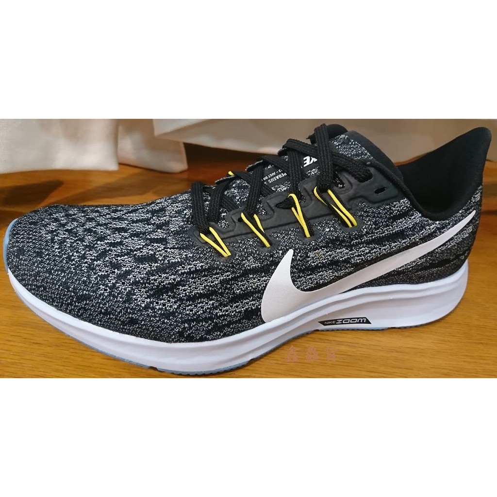 2019 十月 NIKE W AIR ZOOM PEGASUS 36 運動鞋 慢跑鞋 黑白 AQ2210-010