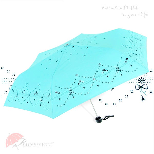 【傘市多】-雨傘-臻典玫瑰-輕量抗UV三折傘 /輕傘防風傘折傘遮陽傘洋傘防曬傘(免運)