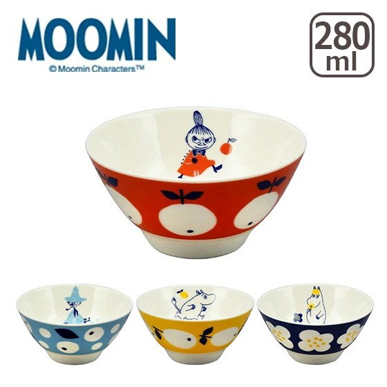 🌲森林喵🌲 日本製  嚕嚕米MOOMIN 陶瓷碗  亞美 阿金 嚕嚕米｜飯碗 餐具 湯碗 禮物 收藏 卡通碗 現貨